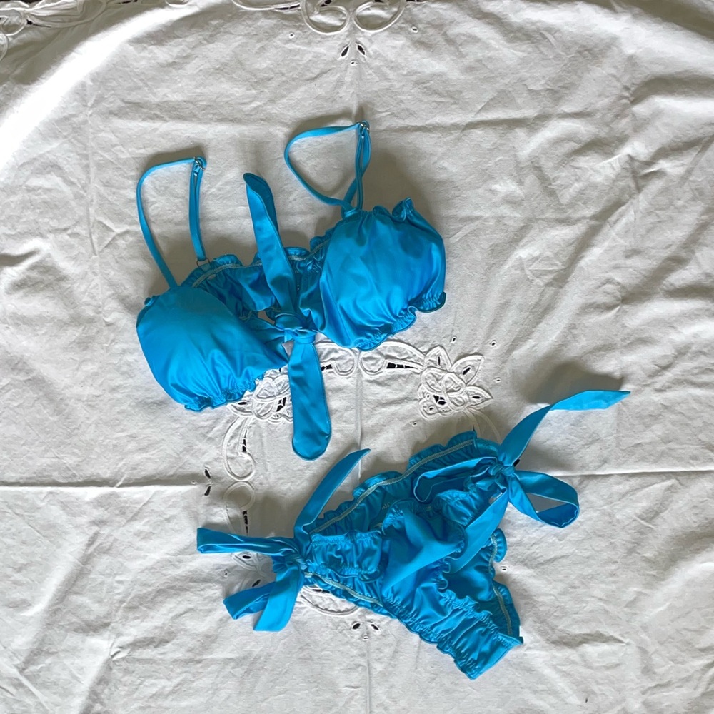 Blue Women's Bikini Set